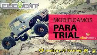 Element Sendero modificado para trial extremo y competición