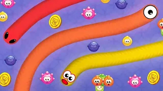 WORMSZONE.IO 001 SLITHER SNAKE TOP 01 / Epic Worms Zone Best Gameplay! #358