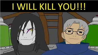 KABUTO and OROCHIMARU's DEATH funny parody animation