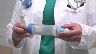 Asthma how-to: How to use an inhaler with a spacer and mouthpiece