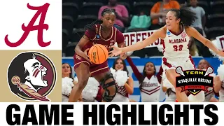 Alabama vs Florida State Highlights | 2024 NCAA Women's Basketball Championship | College Basketball