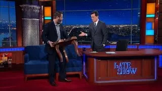 Nick Offerman Built A Table For The Late Show