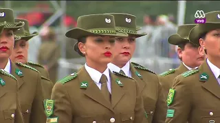 Gran Parada Militar Chile 2017 Carabineros de Chile Parte (12/13) HD 720p
