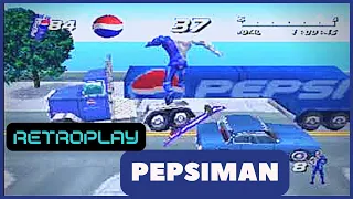 PEPSIMAN (1999) - Rememorando este Runner - Playstation1 | Juego completo [Gameplay no comentado]