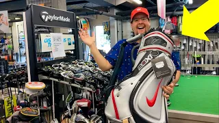 HE SOLD THEM A $50,000 GOLF CLUB COLLECTION…We bought some