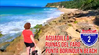 Punta Borinquen Beach & Ruinas del Faro Aguadilla 🇵🇷