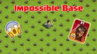 1 Max Super Wizard + Healer Vs Full Cannon Base || Impossible Base