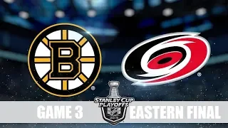 Hurricanes VS Bruins Game 3 Каролина Бостон Плей-офф, 1/2 финала, Обзор матча