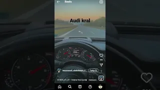 Audi cigersiz gibi gidiyor 300kmh top speed