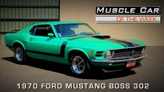 1970 Ford Mustang BOSS 302 Muscle Car Of The Week Video Episode #130