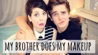 My Brother Does My Makeup (Take 2) | Zoella