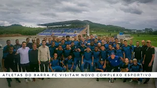 Equipe Profissional | Visita ao novo Complexo Esportivo do Barra FC