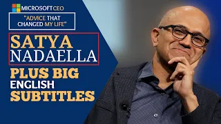 SATYA NADELLA : Advice that changed my life - Microsoft CEO | Big English Subtitle | SPEECHOPEDIA