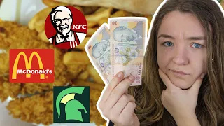 Unde mananci bine cu 20 ron? KFC, McDonald's, Spartan, Kaufland Grill