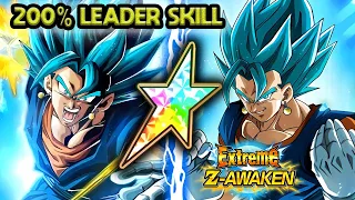 100% EZA TEQ LR VEGITO BLUE + AGL LR VEGITO BLUE ROTATION! Dragon Ball Z Dokkan Battle