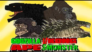 GODZILLA AND KONG VS APE AND MONSTER -KAIJU MOMENTS-
