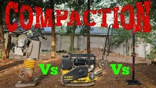 Compaction - Jumping Jack Vs. Plate Compactor Vs. Hand Tamper