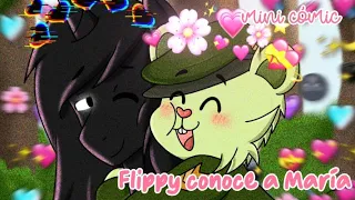 Flippy conoce a María ✨ Mini cómic Happy Tree Friends x Unicorns Wars
