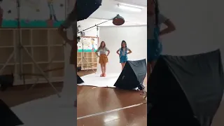 Bastidores de Hora De Brilhar Sophia Valverde É Duda Pimenta