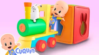 CUQUIN | Learn the shapes with Cuquín and Ghost's color cube & more learning videos
