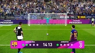 PES 2020 | BARCELONA vs JUVENTUS | Penalty Shootout | Messi vs Ronaldo | Gameplay PC