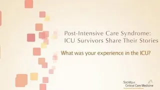 What was your experience in the ICU?