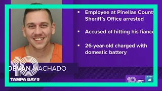 Pinellas County Sheriff's Office employee accused of hitting fiancée during argument