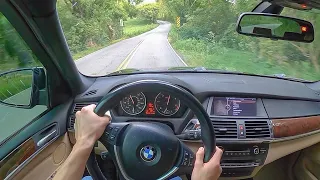 2012 BMW X5 xDrive35d Turbo-diesel - POV Test Drive (Binaural Audio)