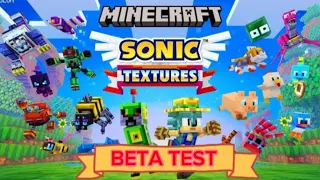 Sonic -Texture Pack (MINECRAFT) [BETA TEST]🦔🔧