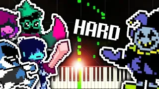 THE WORLD REVOLVING from DELTARUNE - Piano Tutorial