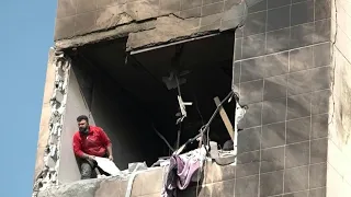 Aftermath of deadly strike on Damascus | AFP