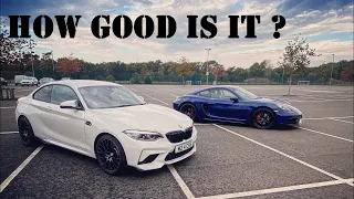 Driving the Porsche Cayman GTS and BMW M2 Competition back to back! How do they compare?