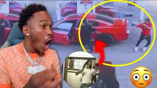 HE USED A GLOCK WITH A SWITCH TO FACE-SHOT HIS OPPS AFTER THEY ALMOST KILLED HIM! ( REACTION )