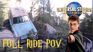 [2021] Harry Potter and the Forbidden Journey - LINE QUEUE & FULL RIDE  | Taste of Universal