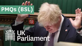 Prime Minister's Questions with British Sign Language (BSL) - 14 July 2021