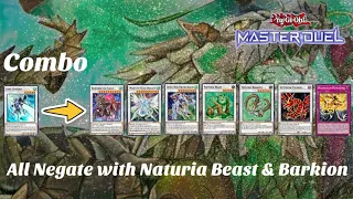 Synchron combo All Negate with Naturia Beast & Barkion Yugioh Master Duel