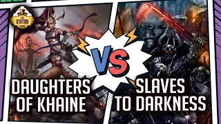 SLAVES to DARKNESS vs Daughters of KHAINE I Репорт | 2000 pts I Warhammer Age of Sigmar