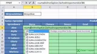 Excel -  Odwałania 3D czyli suma po wielu arkuszach - porada #157