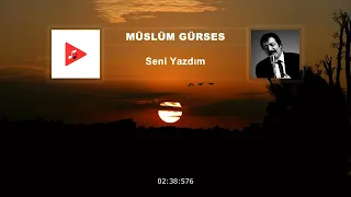 Müslüm Gürses - Seni Yazdım (Sözleri) | 4K