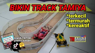 BIKIN TRACK TAMIYA MINI (DIY) ❓ BUAT MAINAN ANAK DENGAN PVC & TRIPLEK 😁 MURAH #VIRAL DI TIKTOK