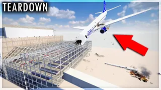 КРУШЕНИЕ САМОЛЁТА НА АЭРОПОРТ! TEARDOWN