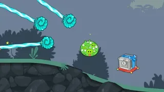 Bad Piggies - PUNCHING STRAIGHT THE ROBOT PIG TO SILVER CRATE 2900+ SCRAPS!