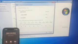 Activating Windows 7 over the phone in 2023