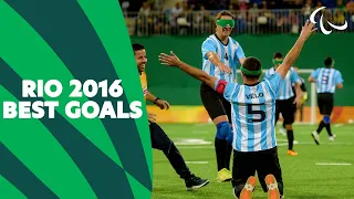 Greatest Blind Football Goals from Rio 2016! ⚽️💨 | Paralympic Games