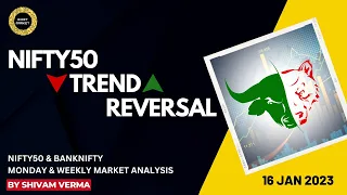 NIFTY ANALYSIS FOR 16 JAN 2023 | BANKNIFTY PREDICTION FOR MONDAY | 8BIT MARKET