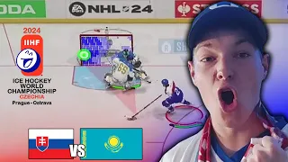 MS v hokeji 2024 | Slovensko - Kazachstan [NHL 24]