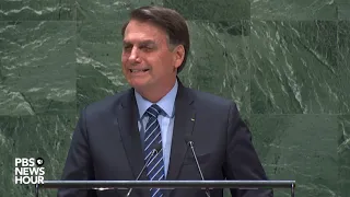 WATCH:  Brazil President Bolsonaro's full speech to the UN General Assembly