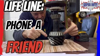 Calling the owner on the Sterling 10.5" crush sleeve and pinion bearing on Ron's F350