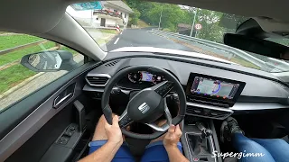 2021 SEAT Leon FR 1.5 TSi (150 hp) POV Test drive by Supergimm Part 1