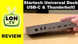 USB-C AND Thunderbolt 3 Dock! - Startech Universal Dock Review TB3CDOCKDP